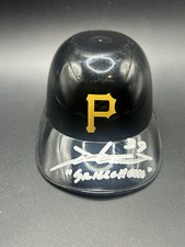 Jason Grilli Signed Mini Ice Cream Helmet Pirates + Grilled Cheese Insc & Proof