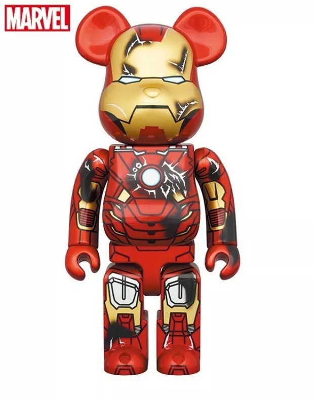 BE@RBRICK IRON MAN MARK VII DAMAGE 400％ - キャラクターグッズ