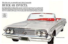 1961 Buick Invicta Convertible - Promotional Advertising Poster 1961 Buick Invicta Convertible - Promotional Advertising Poster