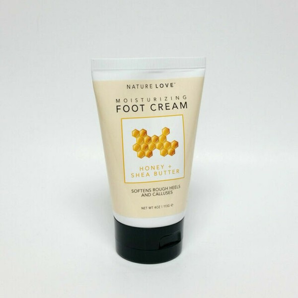 Nature Love Moisturizing Foot Cream Honey Shea Butter 4oz for sale