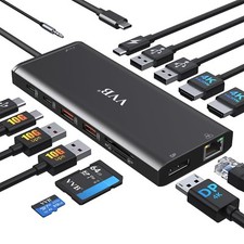 Docking Station Dual Monitor HDMI for Dell/Lenovo/HP Laptop Docking... Fast Ship