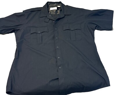 FLYING CROSS FX Elite Men's Short Sleeve Shirt - 2XL- LAPD Blue