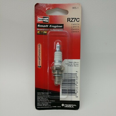 Champion Spark Plug RZ7C #965-Box Replaces CMR7H CMR7A CMR6H CMR6A