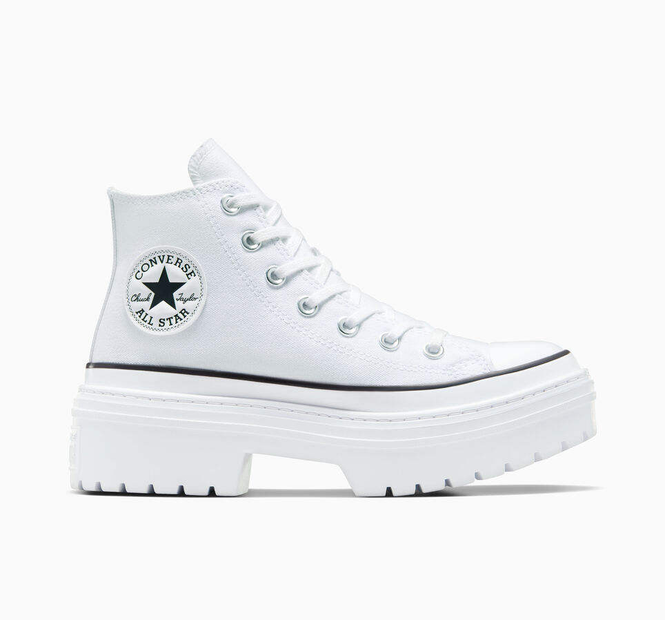 Converse Chuck Taylor 24cmホワイト厚底　未使用 Converse Chuck Taylor All Star Lugged Heel Platform High-Top