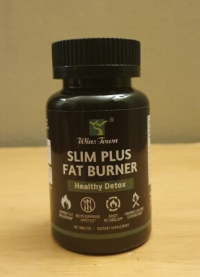 Slim Plus Fat Burner Tablets Weight Loss Natural Herbal Gluten Free Diet Pills