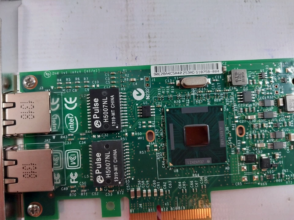 Intel PB G18754-001 Network Card 90E2BA4C5A40 253AD G18758-004 V-0 D33025 1298M - Image 3 of 4