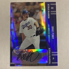 2005 Prestige Purple Xtra Bases Brad Penny Auto 45/50 AB