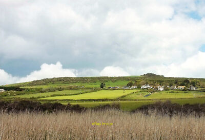 Photo 6x4 Fields, West Bexington A different angle on the hillside and so c2021