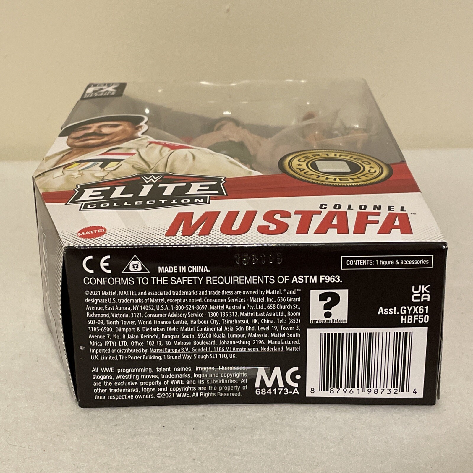 WWE Mattel Colonel Mustafa Iron Sheik Elite Collector's Edition Series