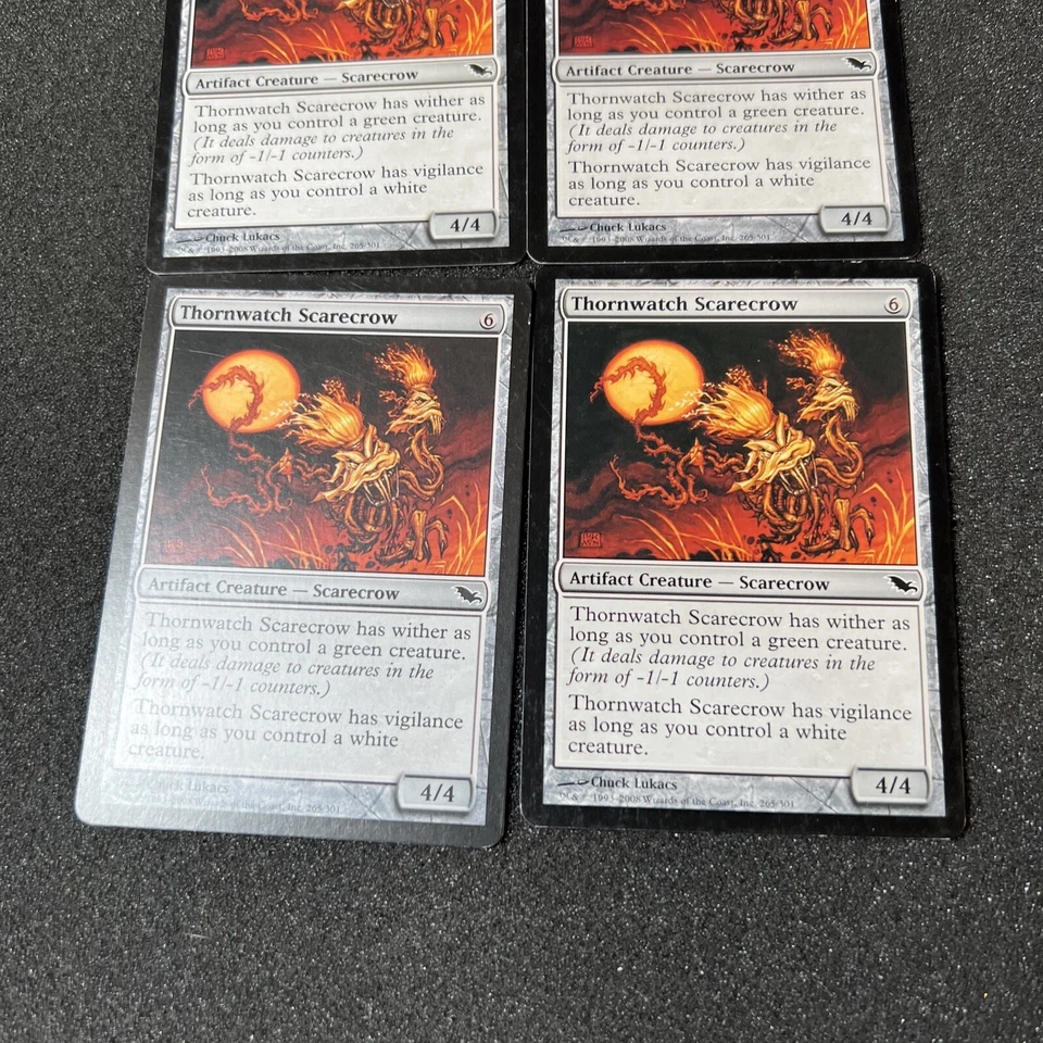 Thornwatch Scarecrow Magic The Gathering Mtg Artifact Shadowmoor Card 4 - Image 3 of 4