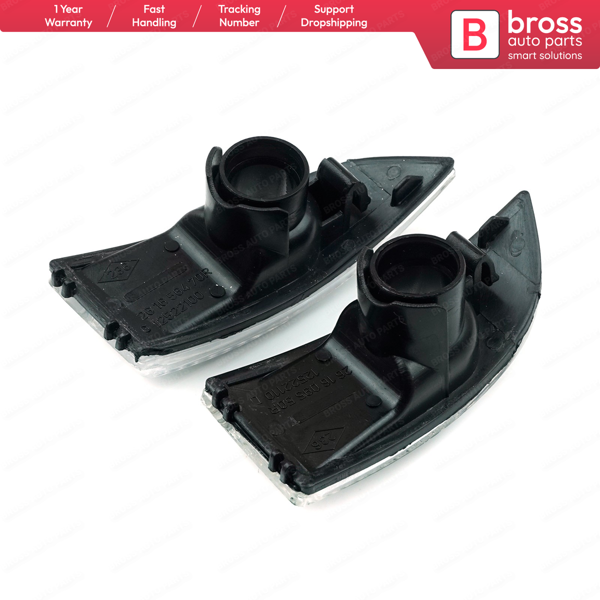 Side Mirror Indicator Lamp Lens 261656470R 261609550R for Side Mirror Indicator Lamp Lens 261656470R 261609550R for