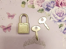 Tiny Padlock w/Two Keys - for Jewelry Box or Suitcase?