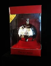 Lenox 2008 1st Annual Holiday Sleigh Bell Ornament Silver Plate w/Gold Holly