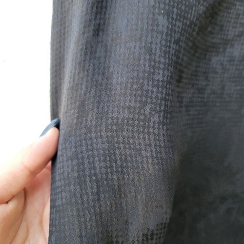 Abito midi vintage Disegni 100% seta testurizzata seta tg 2 nero Old Money Minimali - Foto 2 di 7