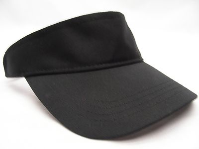 CINTAS - BLACK - ONE SIZE - ADJUSTABLE SUN VISOR!