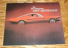 1965 Ford Mustang Sales Brochure 65 GT Fastback 2+2