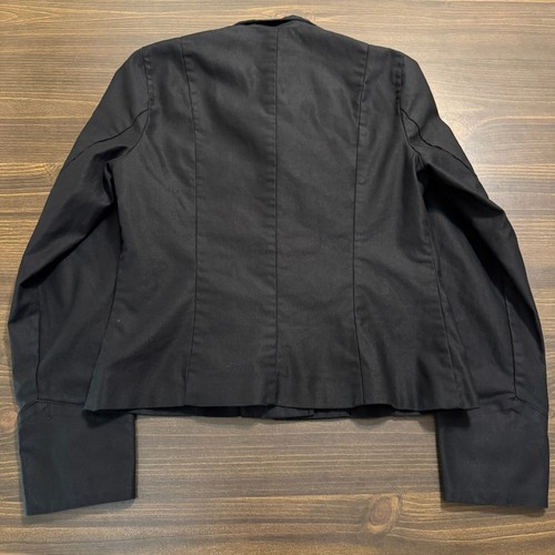 Vintage Morbid Threads Jacket Womens M Black Y2K Hot Topic Corporate Goth Punk - Picture 11 of 12