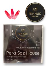 Saz Baglama Premium Takim Tel 0,20 Saz  / 3x Mizrap / Saiten / Strings SET