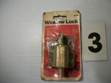 Window Security Lock w/Keys Lock Window in Vent or Closed Position