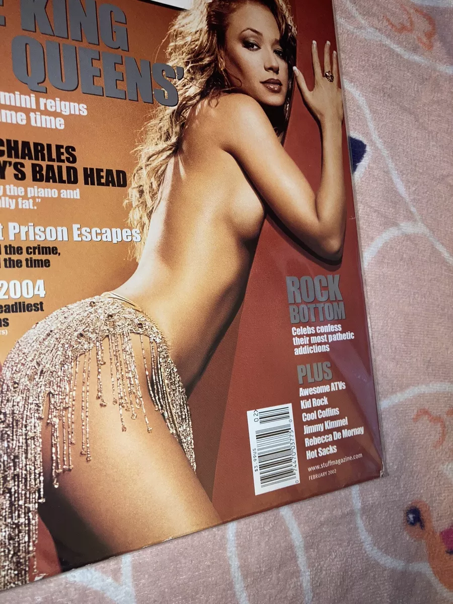 STUFF MAGAZINE FEB 2002 LEAH REMINI KING OF QUEENS ❤️🔥Hot WOW Rare OOP VTG  | eBay