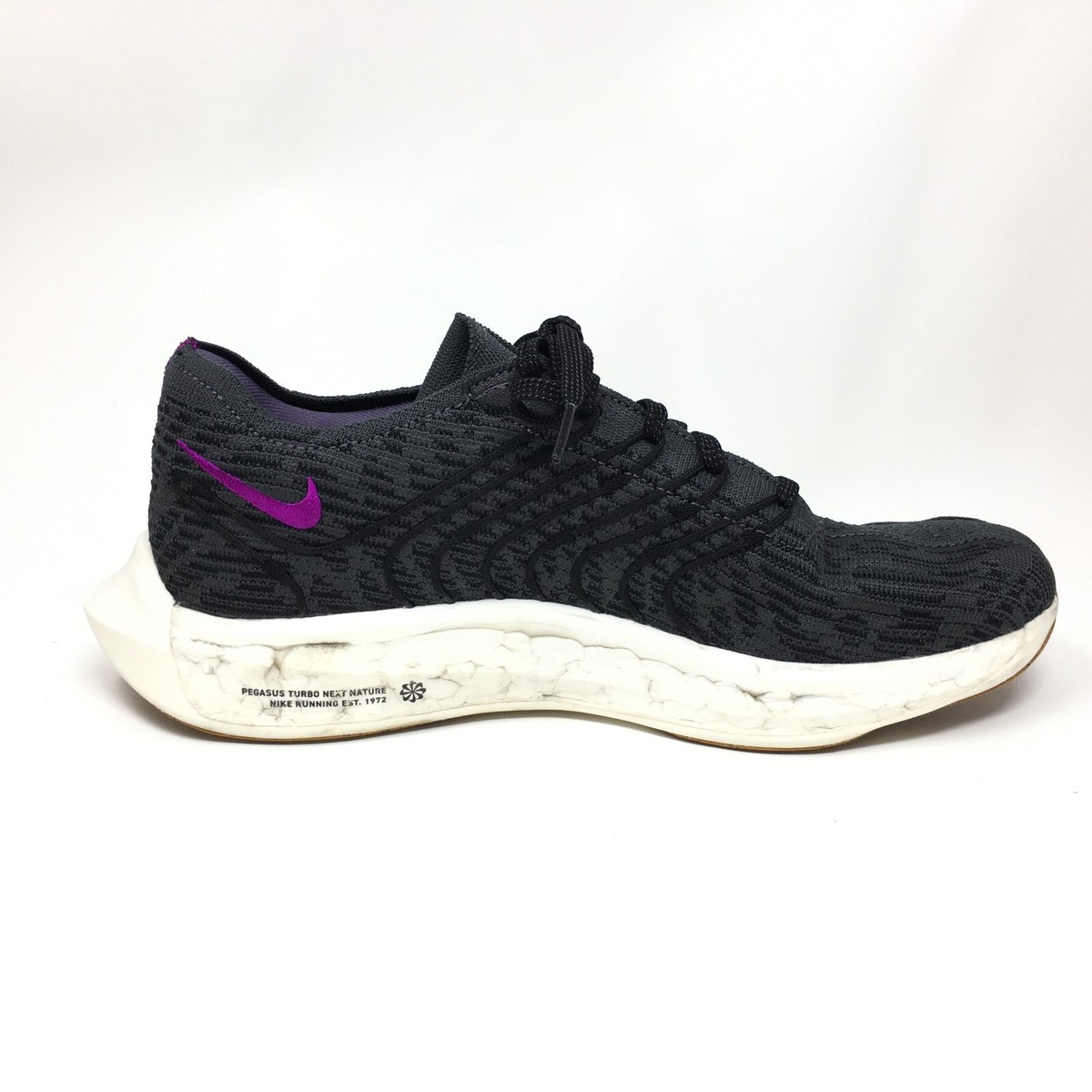 Nike Pegasus Turbo Next Nature Black Purple Running Sneakers Mens size 11 Nike Pegasus Turbo Next Nature Men main image 3