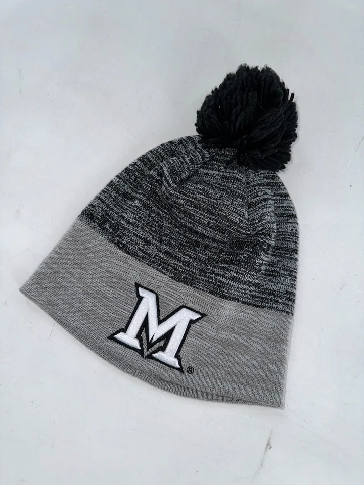 Miami University RedHawks Adidas Beanie Hat One Size Gray 100% Acrylic YGI L4-68 - Image 3 of 4