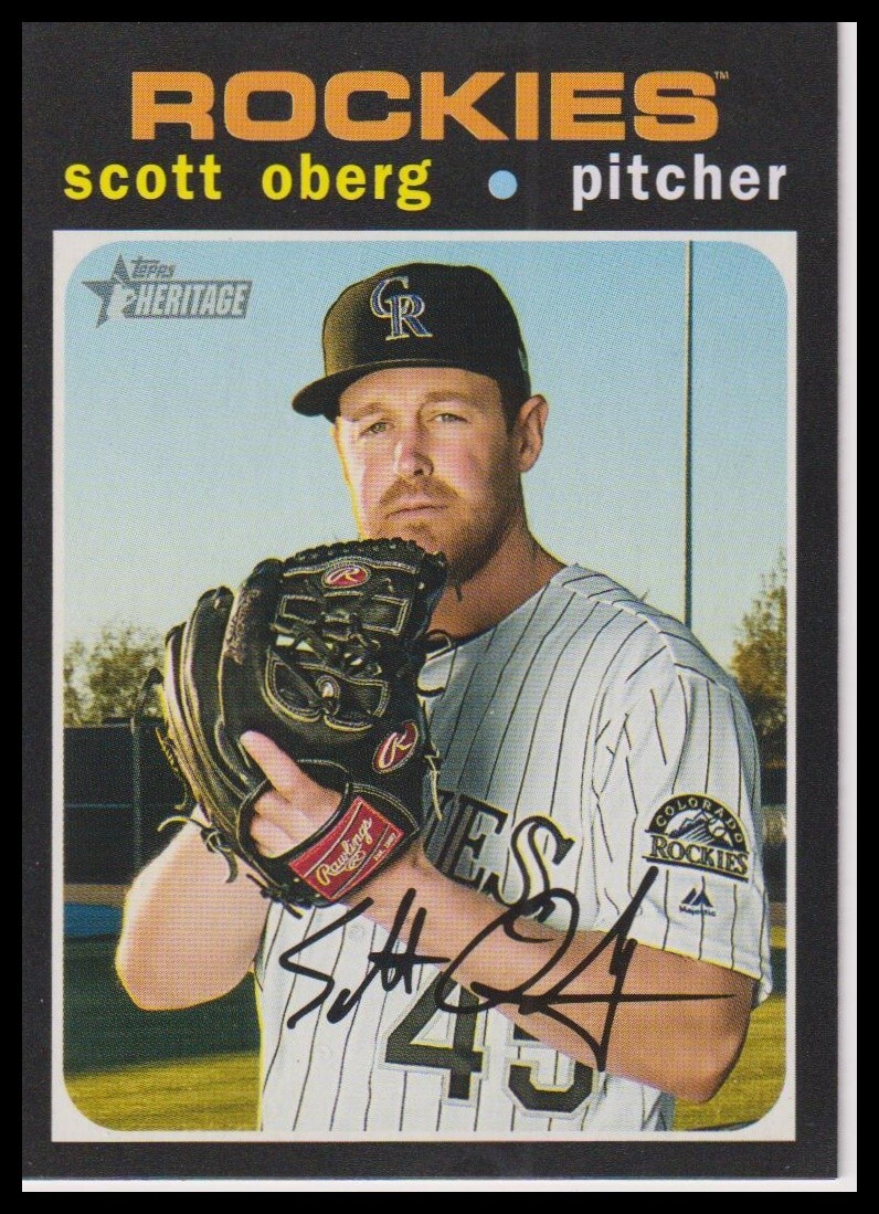 2020 Topps Heritage - Scott Oberg #59