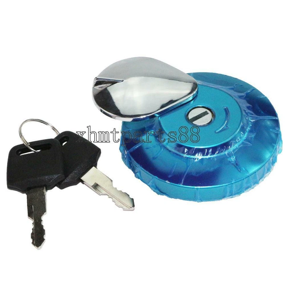 Llaves de cubierta de tapa de tanque de combustible para Honda VTX 1300C 1300R 2004-2009 VTX1300S 03-08 Foto 2 de 4