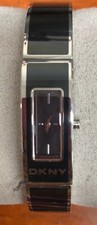 DKNY NY8760 Black Dial Stainless Steel Bangle Women's Watch