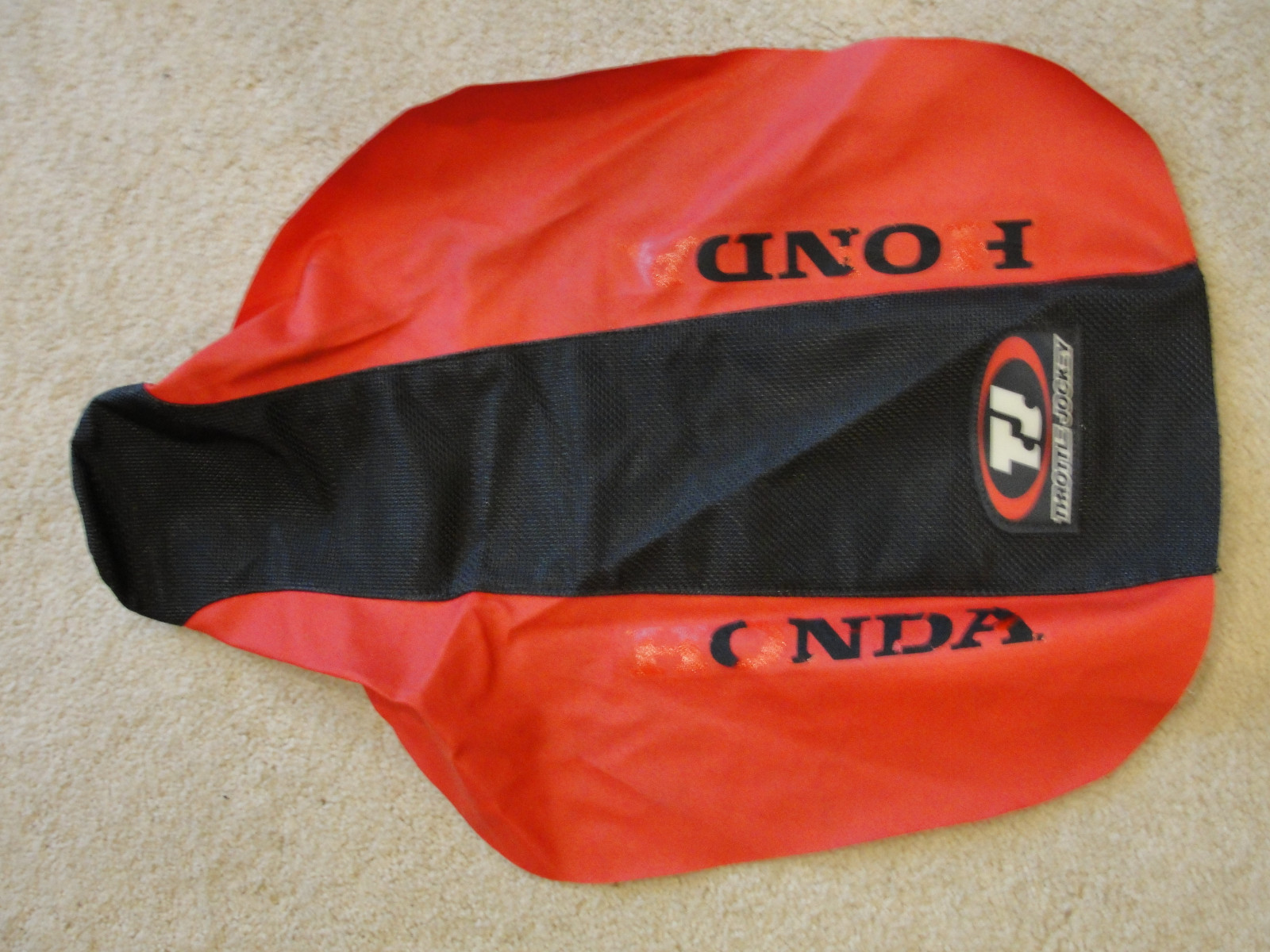 Throttle Jockey Honda Black and Red Gripper Seat Cover eBay