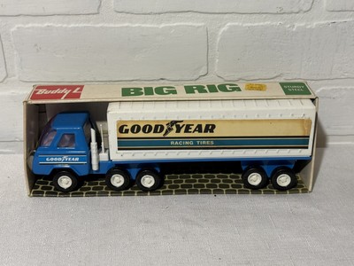 Buddy L Goodyear Racing Tires 49551 Brute Big Rig original box Pressed Steel 10 