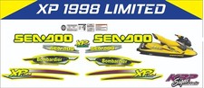 SEADOO XP LIMITED 1998 Graphics / Decal / Sticker Kit YELLOW, PURPLE & GREEN