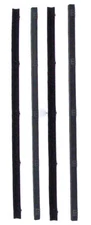1972-1979 Dodge Truck D100 D150 D250 D350 Door Beltline Sweep Seal Kit USA Made