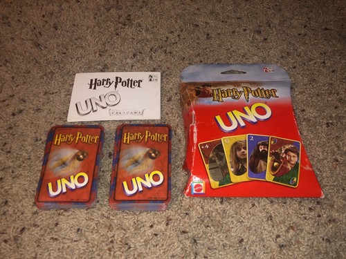 Harry Potter Vintage 2002 UNO Card Game by Mattel *100% COMPLETE!*