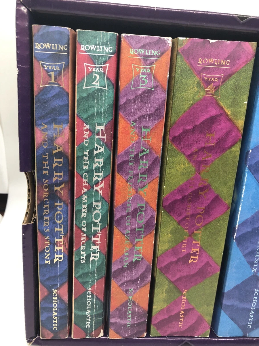 Harry Potter The Complete Series 1-6 Scholastic Paperback Set