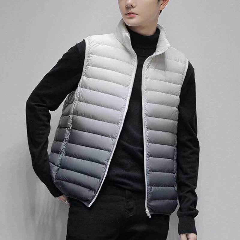 Duck down cheap vest mens