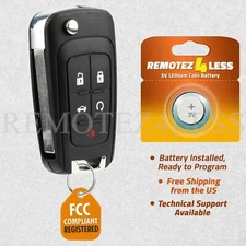 Replacement for Buick Chevy GMC Flip Keyless Entry Remote Car Key Fob 5b