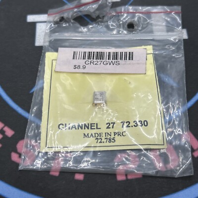 Grand Wing Servo. GWS. X'Tal / Micro Crystal. Channel 27 72.785