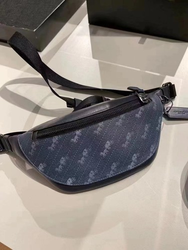 coach warren mini belt bag with horse and carriage