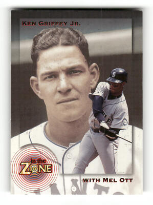 Ken Griffey Jr / Mel Ott 1995 Conlon Collection The Zone #5