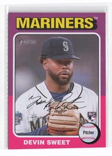 2024 Topps Heritage #242 Devin Sweet Rookie