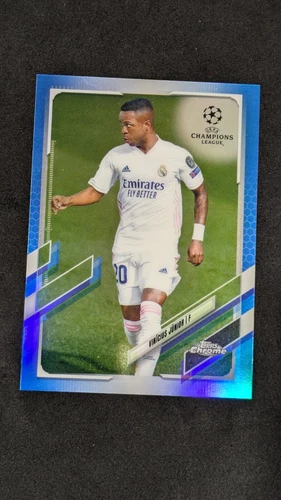 2020-21 Topps Chrome UCL Blue Refractor /150 Vinicius Junior Vinícius Junior #89
