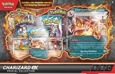 Pokemon TCG Charizard ex Special Collection Box Factory Sealed 5 Packs New