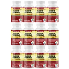 CircuLife Cardiovascular Support - All Natural Supplement Capsules - 12 Bottles