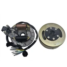 2 Coil Ignition Magneto Stator Plate Flywheel for 110cc 125cc 140cc YCF Pit Bike