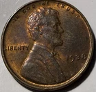 1938 RB Lincoln Wheat Cent Penny AU #2064
