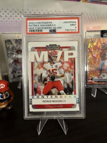 2022 Panini Contenders - MVP Contenders - Patrick Mahomes /99 PSA GRADE 9