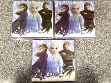WOW! 48 Frozen II Napkins (3 Packs of 16) 6 1/2" x 6 1/2" 2 Ply & FAST FREE SHIP