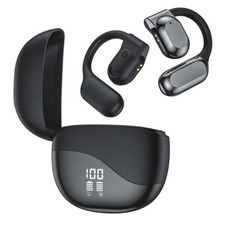 Open Ear Gaming Headphones, Air Conduction HiFi IPX5 Noise Cancelling Wireles...