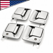 4pcs Chrome Exterior Door Handle Set For 99-16 Ford F-250 F-350 Super Duty 79306